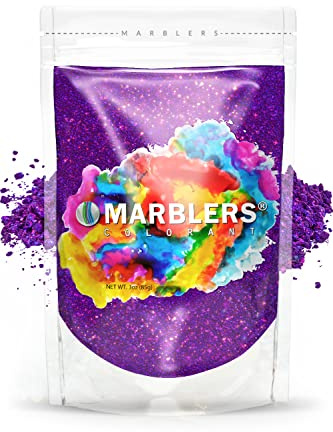 MARBLERS Purple Mica Powder [Flash Berry Pearl] 3oz (85g) | Cosmetic | Epoxy Resin Pigment | Dye | Non-Toxic, Vegan, Cruelty-Free | Lip Gloss, Nails, Body Butter | Bath Bomb, Candle & Soap Making