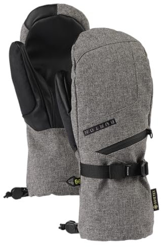 Burton Damen Standard Gore-Tex Fäustlinge, Grau Heather, Größe L