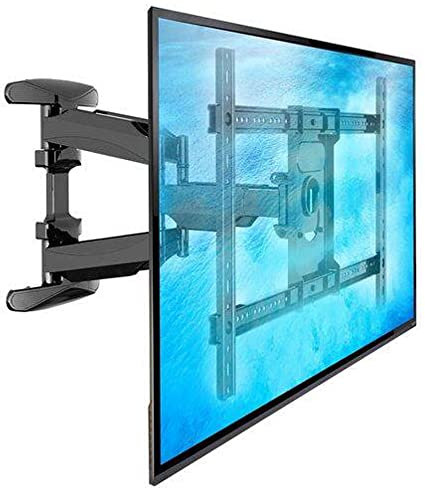 BASS POLSKA, Schwenkbare TV-Halterung 45-70, TV Fernseher, Fernsehhalterung, Wandhalterung, Neigbar, Wohnzimmer, Möbel, Kinderzimmer, Monitor, Bohrschablone