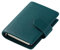 Moterm A8 Regular Ringe Planer - Echtes Leder Binder Organizer Geldbörse (Kiesel-Tiefes teal, 15mm Ring)