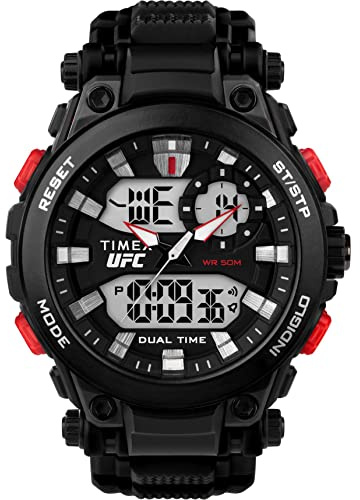 Timex Men's Analogue-Digital Watch with a Plastic Strap UFC Impact