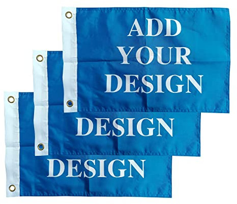 Bagetu Drapeaux de bateau 3PCS personnalisés Petits drapeaux (drapeau seulement) (Rectangulaire 30x45 cm)