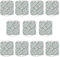 PHYTOP Tens Machine Electrode Pads 44 Pcs with Self Adhesive & Durable, Square Tens Pads Replacement for TENS EMS Units & Muscle Stimulator