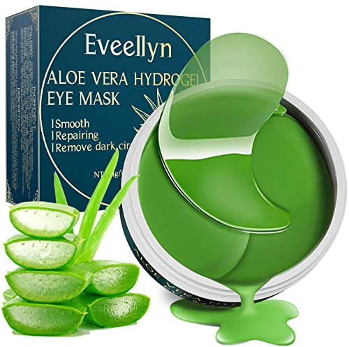 Eveellyn Augenpads, 30 Paar Collagen Augenmasken gegen Tränensäcke, dunkle Augenringe, feine Linien und Falten, Pflege für Frauen & Männer