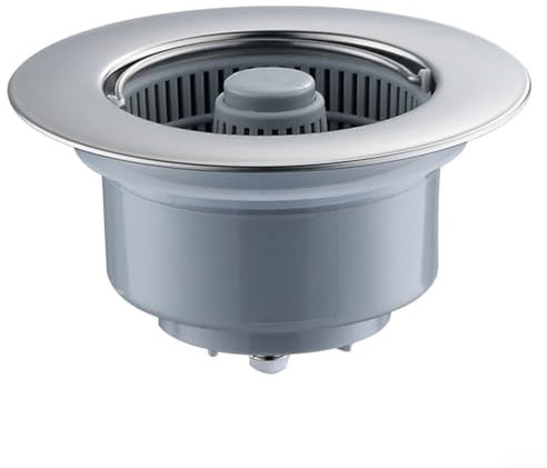 Einfach zu bedienender Abflussfilter, 3-in-1-Küchenspüle, geeignet für Badezimmer- und Küchenspülen