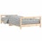 vidaXL Kinderbett, Kinder Bettgestell mit robusten Latten, Hausbett für Kleinkinder ab 4 Jahren, Einzelbett Kinder Jugendbett Holzbett, 90x200 cm Massivholz Kiefer
