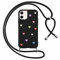 Foonary Handyband Hülle mit Band für iPhone 12 mini 5,4 Handyhülle, Aesthetic Design Kette Necklace Case mit Kordel zum Umhängen Silikon Bumper Schutzhülle Cover Schnur für iPhone 12 mini, Herz