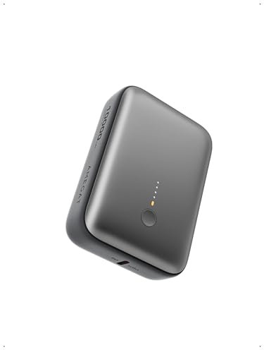 AMEGAT Mini Power Bank 10000mAh, Powerbank 22.5W Ricarica Rapida USB C Input & Output Caricatore Portatile per Smartphone, Tablet, Auricolari e Altro