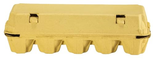 10er Eierschachteln, Eierkarton unbedruckt, im Bund je 80 Stk, neutral (Gelb)