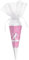 Striefchen® Personalisierte eckige Schultüte für Mädchen Motivwahl, 2 Größen (28 cm - Pink Pony)