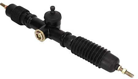 Bediffer 30T Polierte Servolenkgetriebe-Ritzel-Montage, Hochfeste Gummi-Lenkgetriebe Teile aus Legierung DIY-Go-Kart, ATV, UTV, Quad