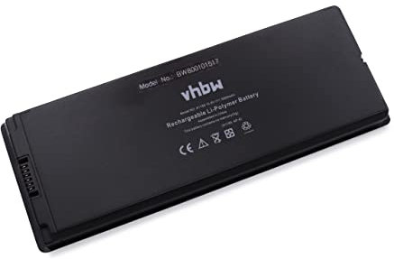 vhbw 1x Akku kompatibel mit Apple MacBook A1181, 13 MB403X/A, 13 Zoll Notebook (5000 mAh, 10,8 V, Li-Ion)