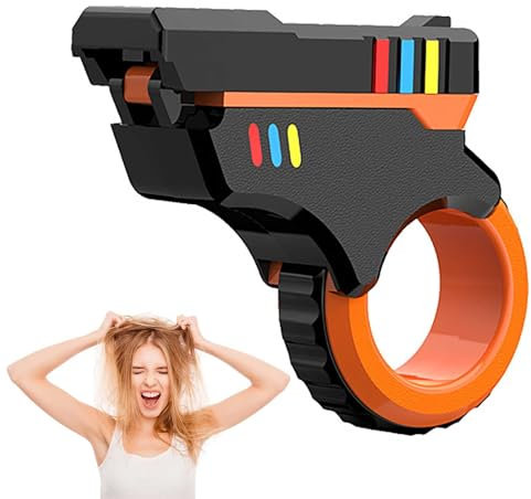 HNSYPX 3D-Druck Anti Stress Spielzeug Pistole Für Angst Und Stressabbau,Autismus Spielzeug EDC Multifunktional Tragbar,Stress Spielzeug Pistole FüR Adhs Menschen Mit Sensorischen BedüRfnissen