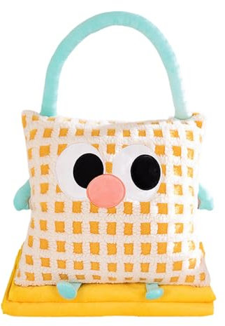 Portable Blanket Travel Set, Air Conditioning Pillow Blanket, Cute Pillow and Blanket Set, Travel Pillow Cushion Convertible, Multifunctional Portable Pillow, Pillow Blanket for Home and Travel