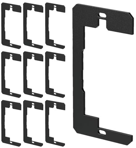 Placa de nivelación de dispositivo, nivelador de salida de caja eléctrica, placa de dispositivo de ajuste empotrado de metal, placa eléctrica de una sola banda, placas de nivelación de pared para