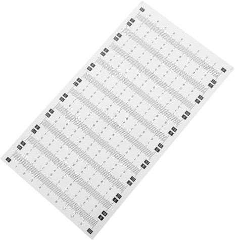 CLISPEED 20 Blatt Wasserfestes Messband Klebeband für Messungen Selbstklebendes Messband für Handwerksarbeiten Fisch-Messbandaufkleber Fischmessaufkleber allmächtiger Herrscher PVC