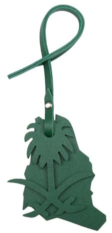 demaxiyad Palm Tree Ornament | PU Leather Creative Luggage Accessories Decoration,Women Palm Tree Bags Charm, Auto Rear View Mirror Hanger, Multi-Purpose For School Bags, Sports