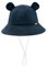 SEYUFN Baby Sonnenhut Mädchen UV Schutz 50 Mütze Kinder Jungen Sommer Bärenohr Hut Kleinkind Unisex Verstellbarem Bindebändern Fischerhut (DE/NL/SE/PL, Alter, 2 Jahre, 4 Jahre, Marineblau)