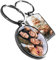 Porte Clé En Aluminium Avec Photo Personnalisée - Porte Clé Personnalisable - Idée Cadeau (LUXE - Rond)