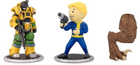 Fallout Minifiguren 2er-Pack Set A Excavator & Vault Boy (Gun) 7 cm