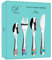 Estuche de 4 Cubiertos Infantiles con diseño de Mar. Disponible Grabado Personalizado (09707)