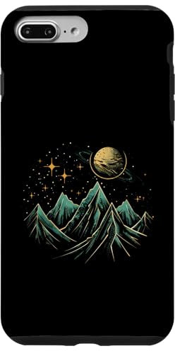 Mountains Nature Landscape Stars Moon Planet Case for iPhone 7 Plus/8 Plus