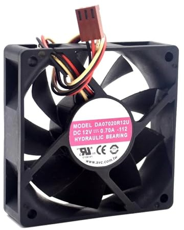 1pc DA07020R12U Server Square Fan 7020 70mm 70x70x20mm 12V 0.7A cooling fan