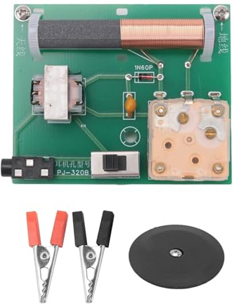 NONDK Radio de Cristal con Transformador de Adaptación de Impedancia. Puede Recibir Señales de Radio con Normalidad. Kit de Radio DIY.