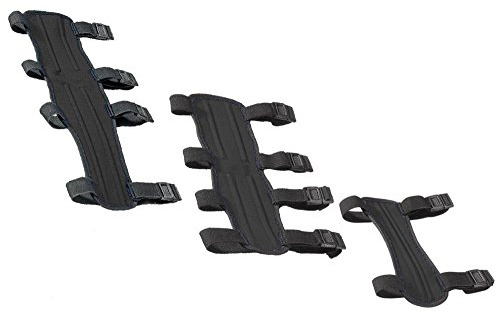 elToro Armschutz Curdora Sport Unterarmschutz mit Clip-Verschluss | 4 Streben, Schutz für Bogenschießen Armschoner Recurvebogen Compoundbogen