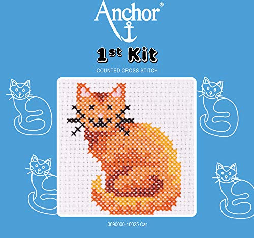 Anchor Cross Stitch - Cat