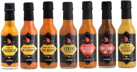 Salsas Picantes Pack - 7 Salsas Picantes - Selección El Paladar