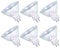 GMY MR16 Halogen Light Bulbs 50W 12V GU5.3 Spotlights for Ceiling Light Dimmable, 4000 Hours Extra Long Lifetime, 36° Beam Angle, 3000K Warm White, 2 Pin Base, Dichroic 6 Pack