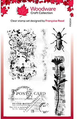 Woodware Francoise Collection FRS834 Magic Stempel-Set, 10 x 15 cm