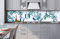 DIMEX Küchenrückwand Verbundplatte EISWÜRFEL 240 x 60 cm | Spritzschutz Küche für Herd Spüle | Premium Qualität, Acrylglas - Plexiglas, Stärke 5 mm - Made in EU | Inklusive Kleber