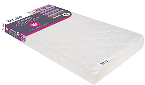 Tinéo Matelas Climatise, Beige, 60 x 120 x 10 cm