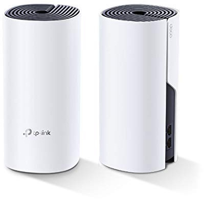 TP-Link Deco P9 Whole Home Powerline Mesh Wi-Fi System, Up To 4000 Sq ft, Thick Wall, Works with Amazon Echo/Alexa, Wi-Fi Booster, Parental Controls, Pack of 2 (Renewed)