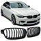 Sport Kühlergrill Performance Schwarz Glanz passend für BMW 3er F30 F31 11-19