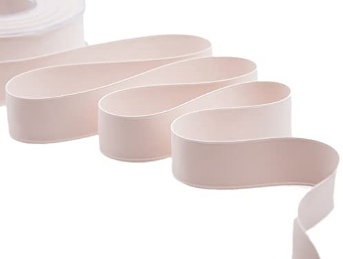 Furlanis - Doppio Raso Opaco, Nastro per Decorazioni, Pacchi Regalo, Bomboniere - Rosa Cipria, 25 mm x 20 m