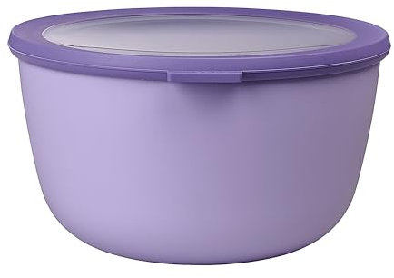 Mepal - Bol Multifonction Cirqula Rond - Boîte Conservation Alimentaire avec Couvercle - Convient comme Boîte de Hermétique pour le Réfrigérateur, Micro-ondes & Congélateur - 3000 ml - Vivid lilac