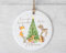 Lolleby´s Kindertraumland Weihnachtsanhänger personalisiert, Mein/UNSER erstes Weihnachten, Waldtiere, Anhänger MDF, Christbaumschmuck, Weihnachtskugel