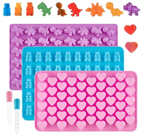KOBOKO Backmatte,Backmatte Hundekekse,Silikonformen Backen,Süßigkeiten-Silikonformen & Eiswürfelschalen mit 2 Tropfen,Gummibärchen Form,Pralinenform Silikon,Formen für Süßigkeiten Gelee Schokolade