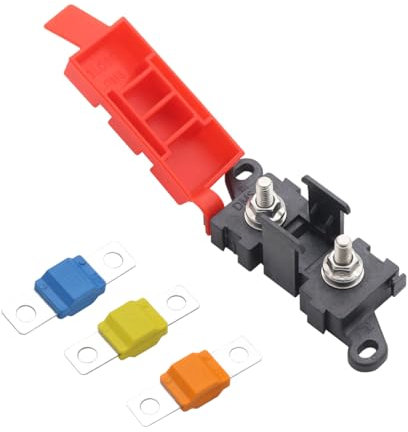 1 Fach Midi Sicherungshalter KFZ Boot Wohnmobil Wohnwagen Camper Sicherungsblock Midi Halter mit 30A 60A 100A Sicherungen