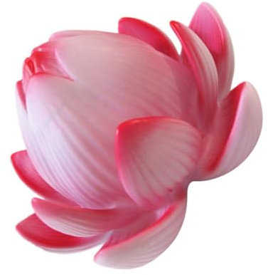 DOITOOL Realistische Lotus Lampe Buddhismus Lotus Licht Candlecandle Decor Tabletop Lotus Lampe Outdoor Hochzeit