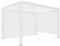 Oviala Pergola bioclimática autotransportada motorizada e iluminada 3x4m y 2 persianas