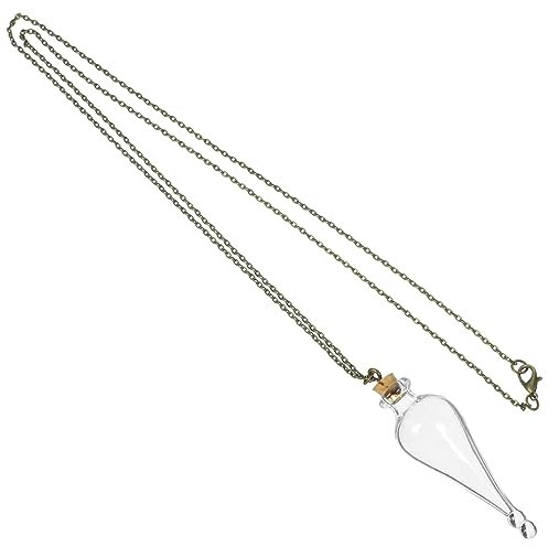 Kleiner Wunschfläschchen Anhänger aus Glas, Zaubertrank Flasche für Mädchen