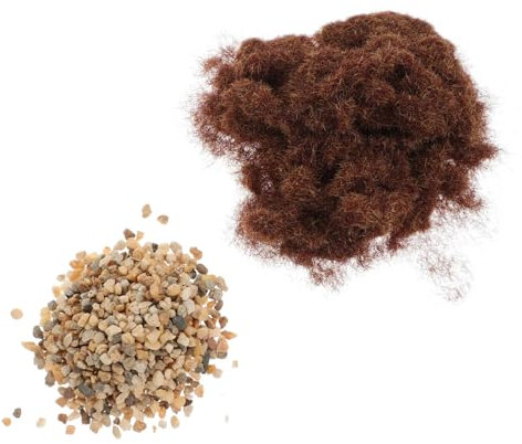 BCOATH 1satz Grasmatte Für Miniatur Landschaften Gras Und Steine Für Sandtisch Und Garten Dekoration Kunstgras Für Kreative Projekte