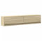 vidaXL Mueble de TV de Pared con LED Roble Sonoma 180x31x38 cm, Mueble Flotante para TV, Armario de Pared, estantería para TV, Mueble Colgante para TV