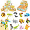 Ulikey Cadeau Anniversaire Enfants Invites, Pack 12 Jeux de Briques de Construction, Jeux Fête Anniversaire Enfants, Petit Cadeaux Invités Enfant Anniversaire, Mini Bloc de Construction (Licornes)