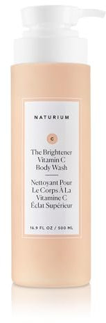 Naturium The Brightener Vitamin C Body Wash, Gentle Cleanser | 16.9 FL OZ / 500 ML