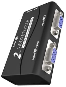 Limtula VGA-Schnittstellen-Splitter, VGA-Splitter für Doppel-Display-Setups Signale Verstärker